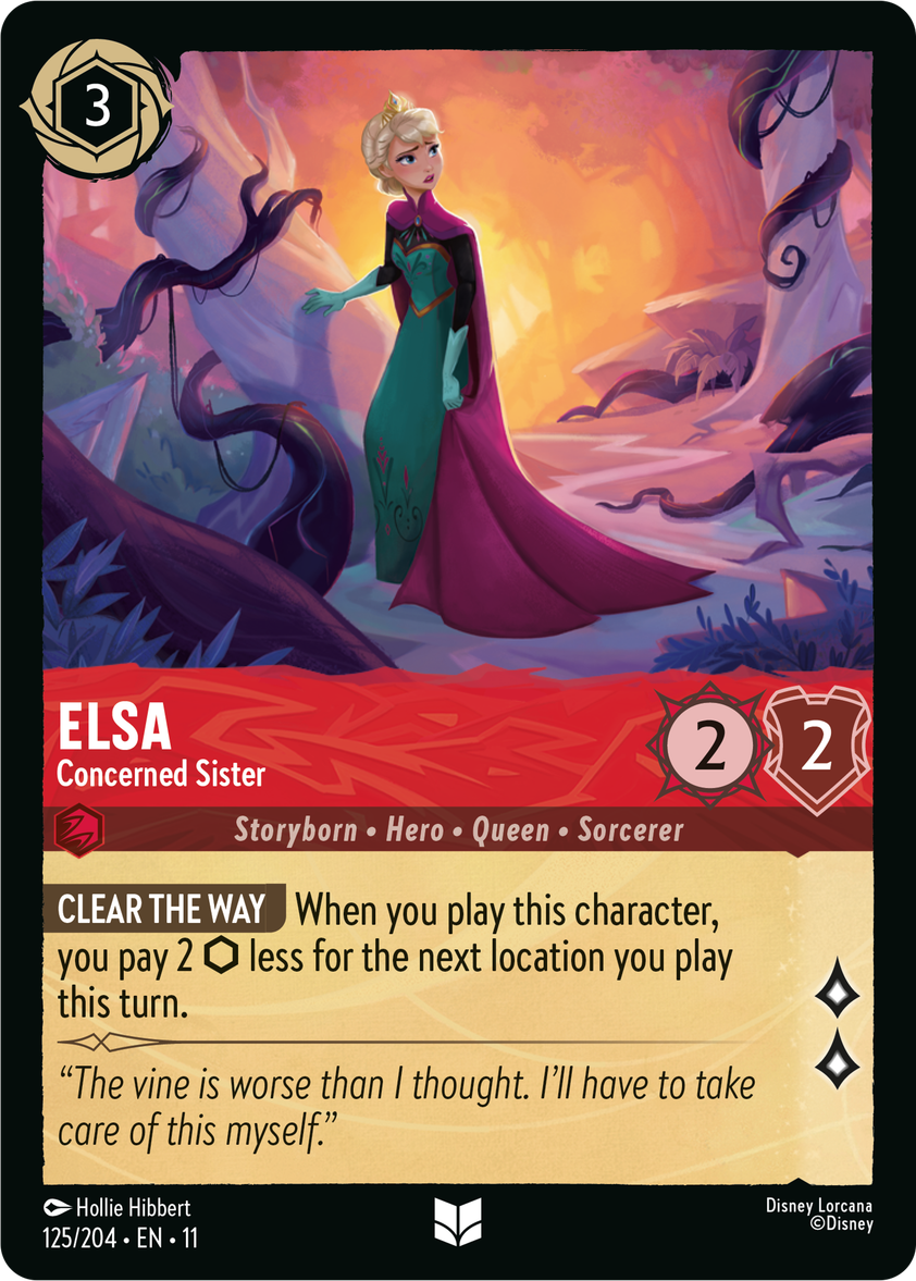 Disney Lorcana Elsa - Concerned Sister - EN