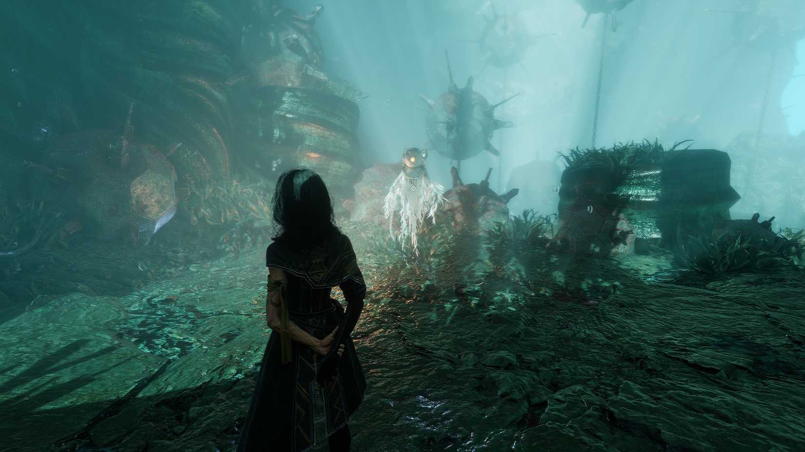 Lune looking at a White Nevron in Expedition 33