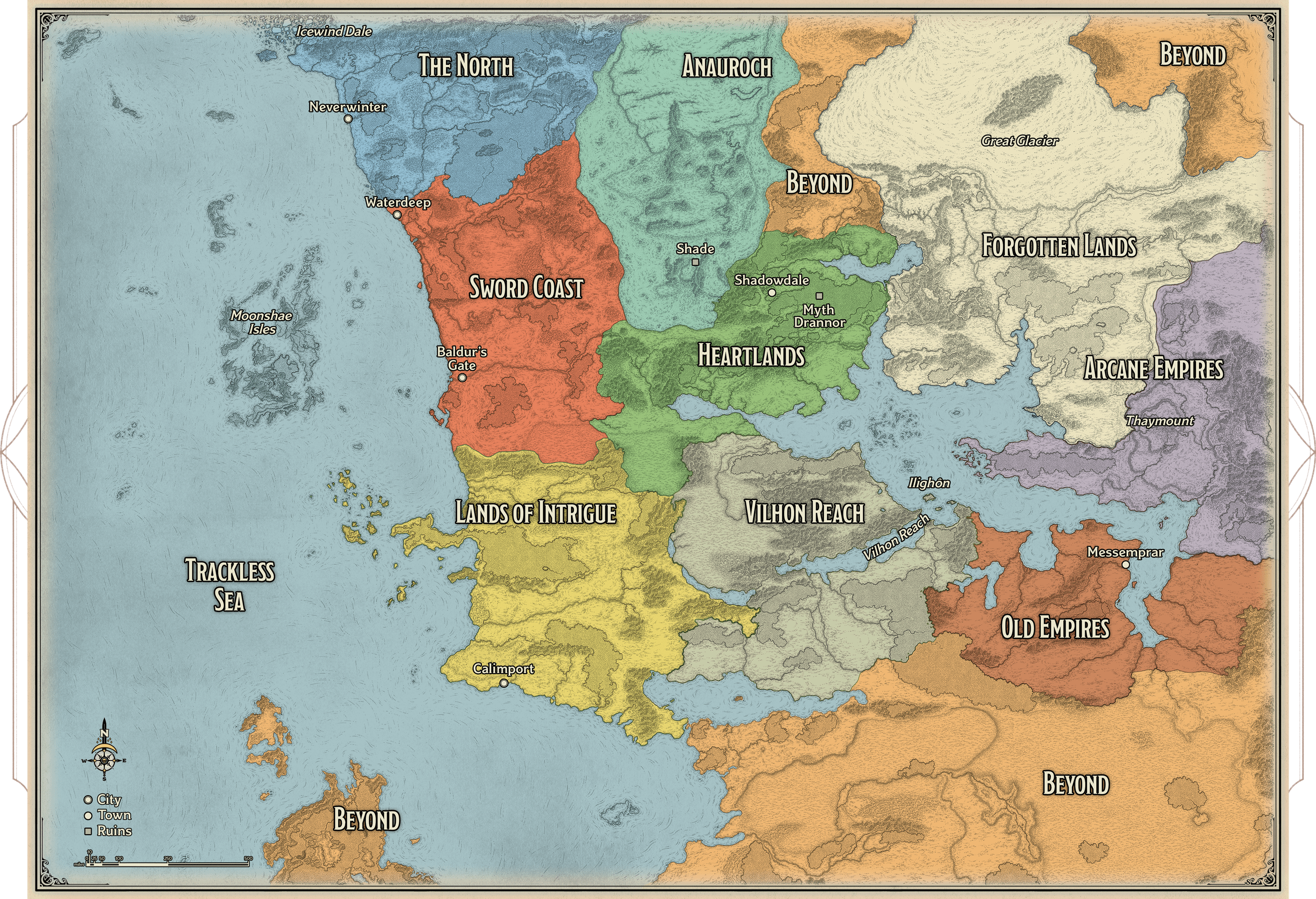 forgotten realms map