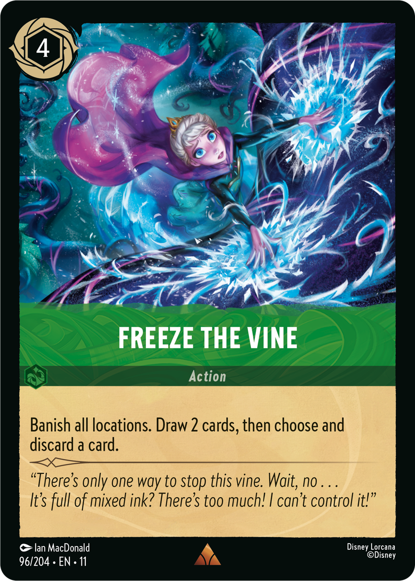 Disney Lorcana Freeze the Vine - EN