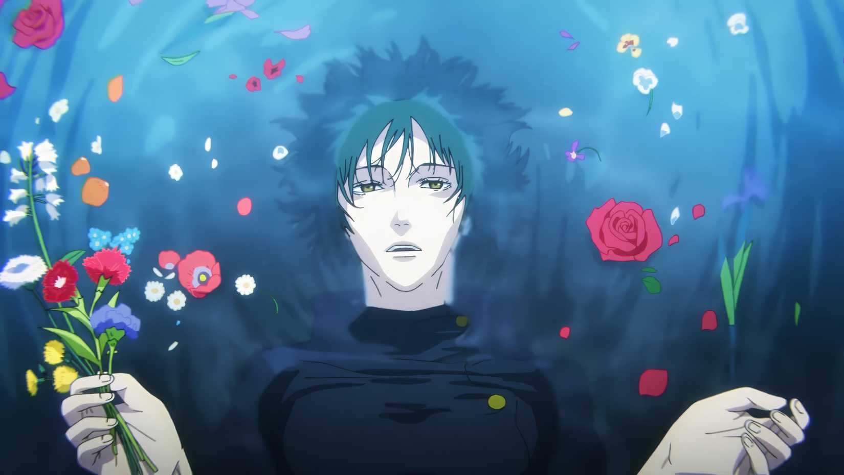 Mai Zenin floating in the Season 3 opening