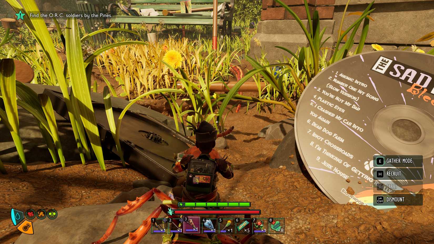 The tail of the snake in Grounded 2