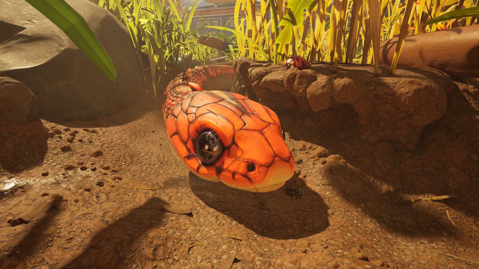 A front view of the snake from Grounded 2