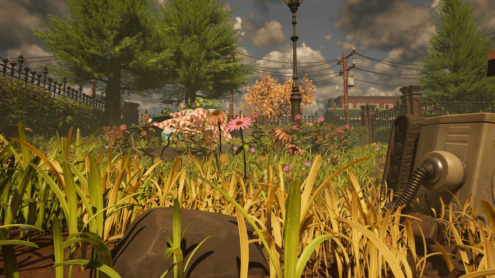 A view across the Picnic region in Grounded 2