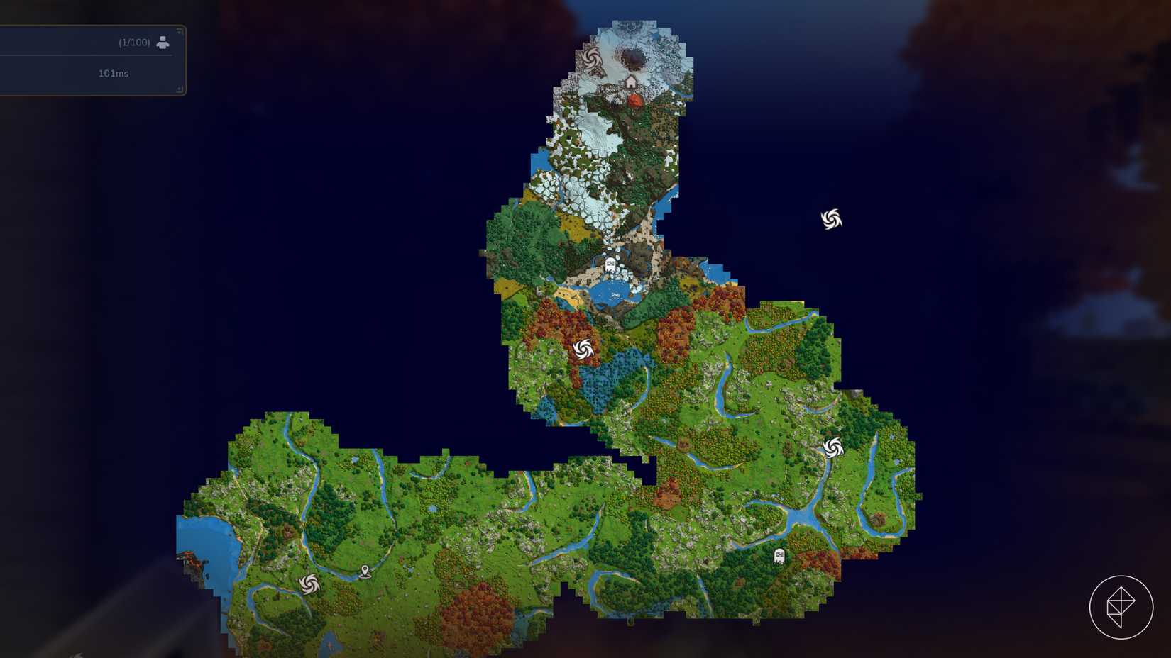 A modded Hytale map.