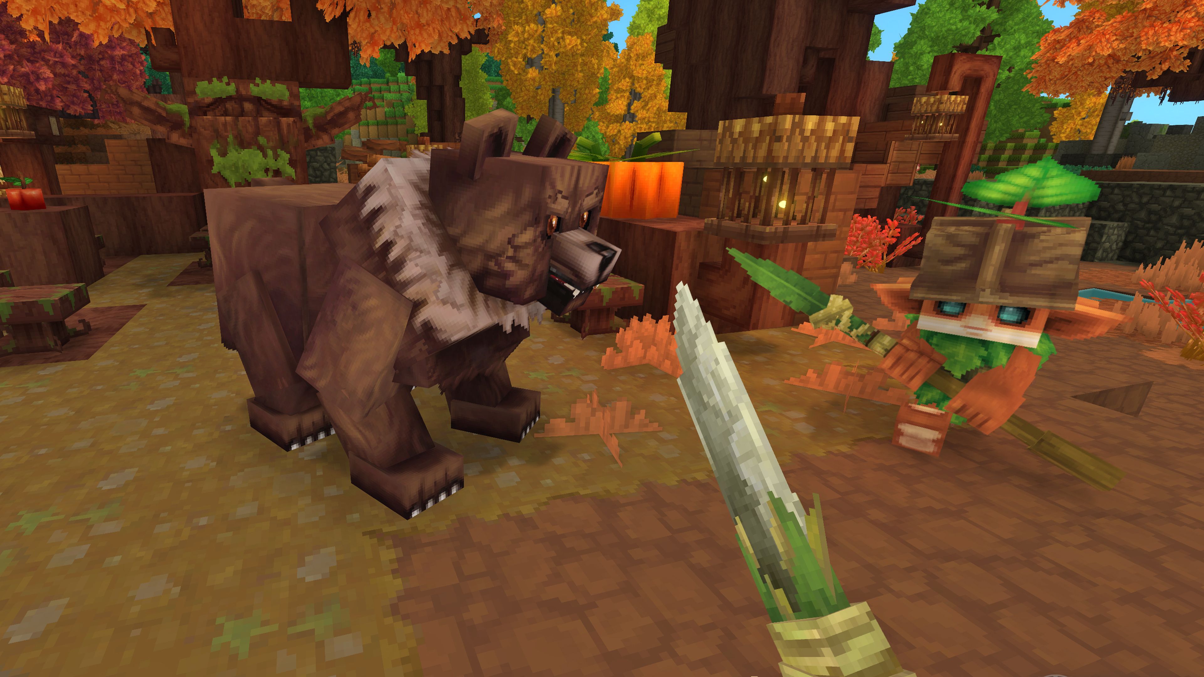 A bear in Hytale.