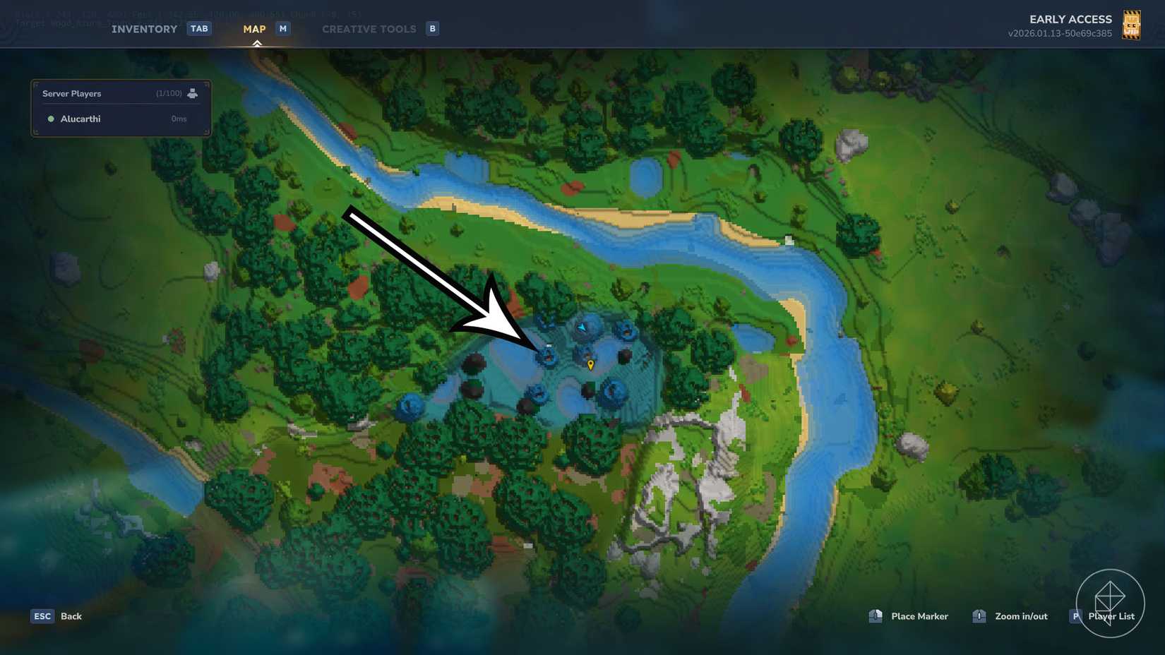 A montage showing a location where players can find azure kelp in Hytale