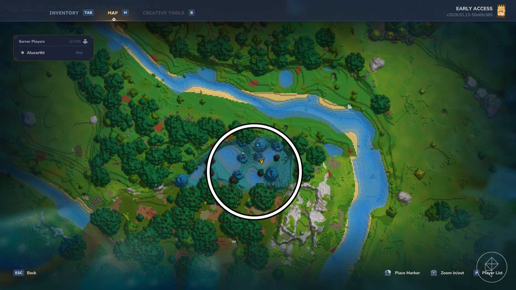 A montage showing an example of areas where players can find azure trees