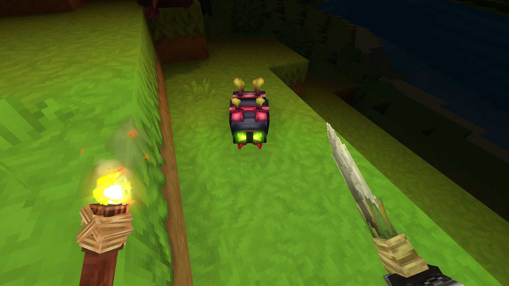 A Hytale screenshot showing a Void Larva