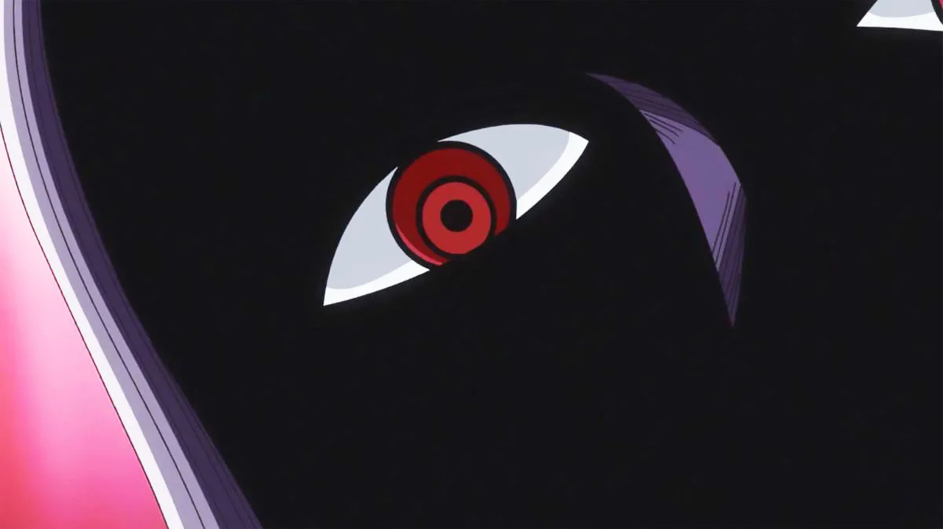 Imu watching with their red eye from the one piece anime