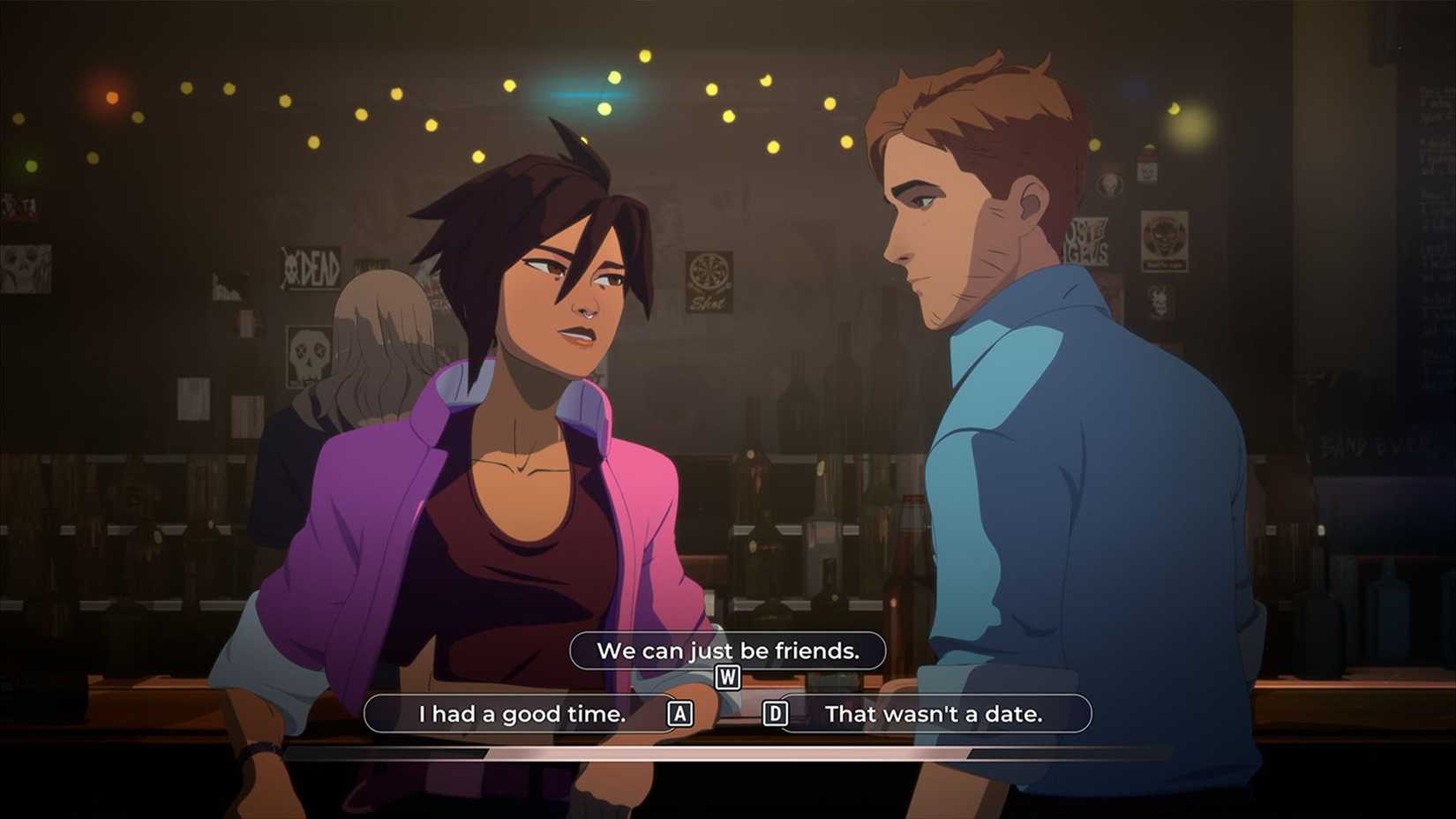 Invisigal talking about their movie date in Dispatch.