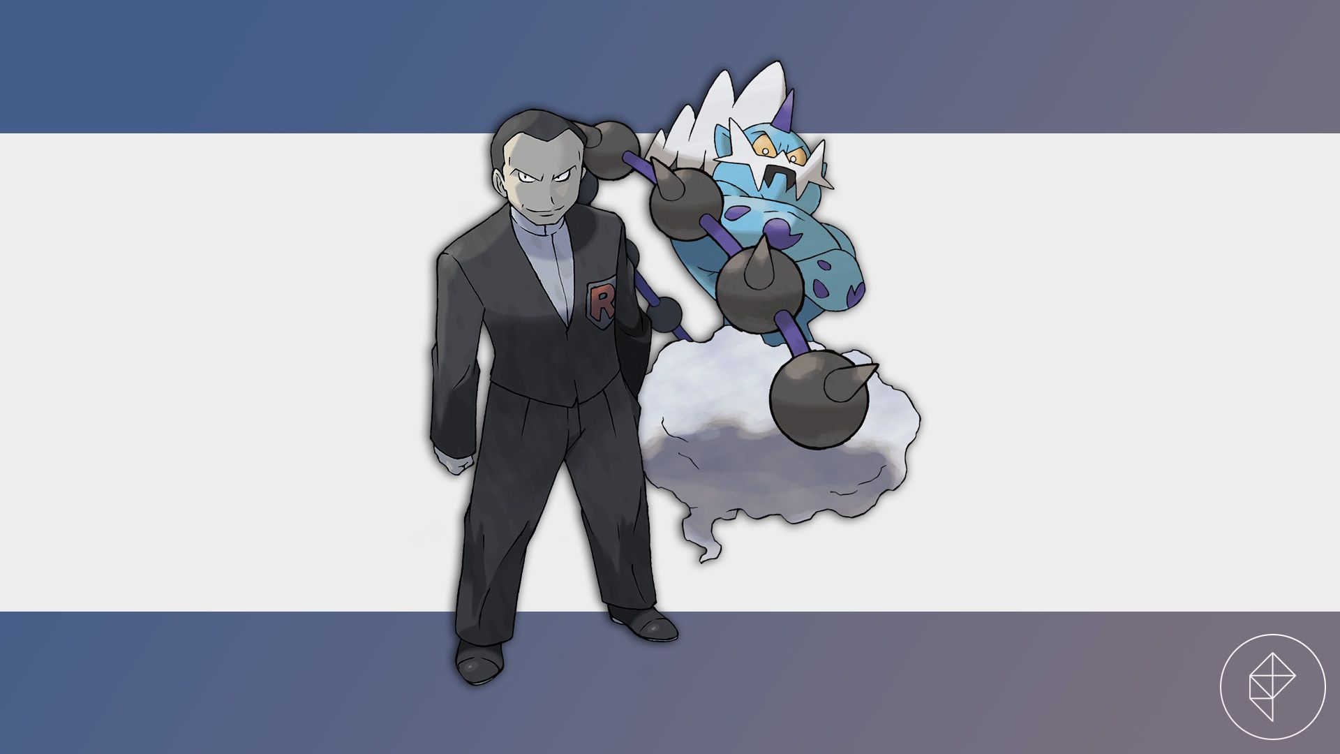 Giovanni standing with Thundurus