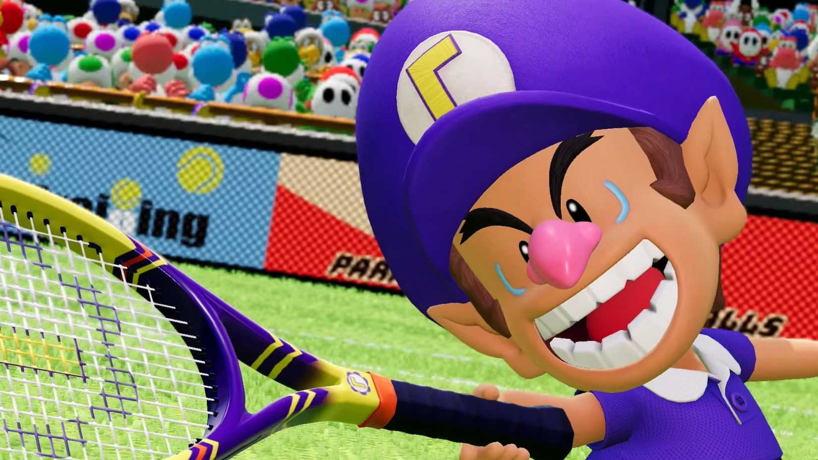 Mario Tennis Fever's Baby Waluigi