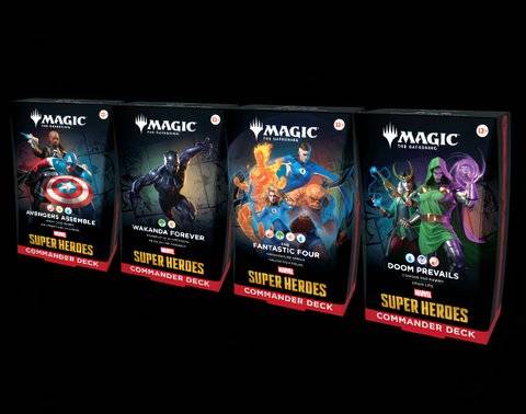 marvel super heroes mtg commander decks