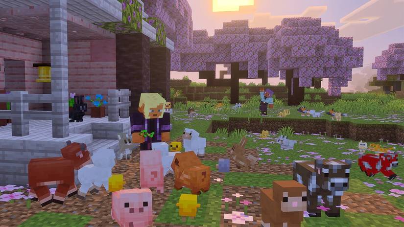 Minecraft's new baby mobs have turned the chicken into a celebrity