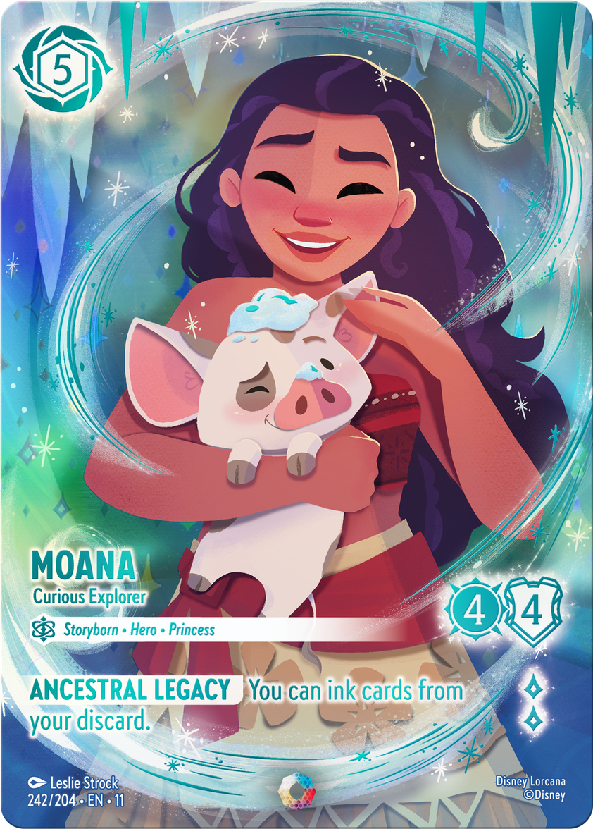 Disney Lorcana Moana - Curious Explore - 242 - EN