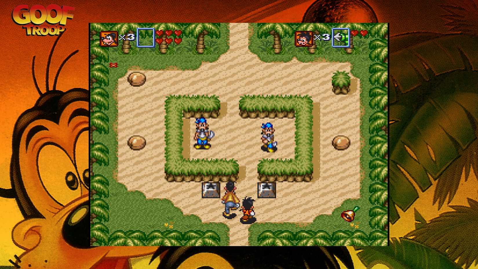A screenshot of Goof Troop from the Disney Afternoon Collection