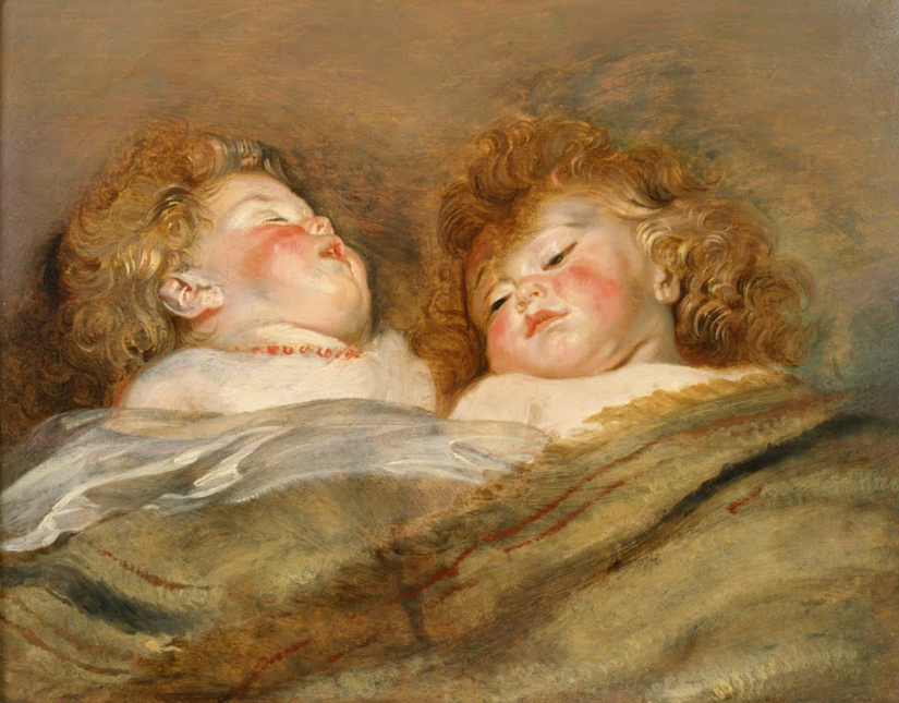 Two Sleeping Children by Peter Paul Rubens