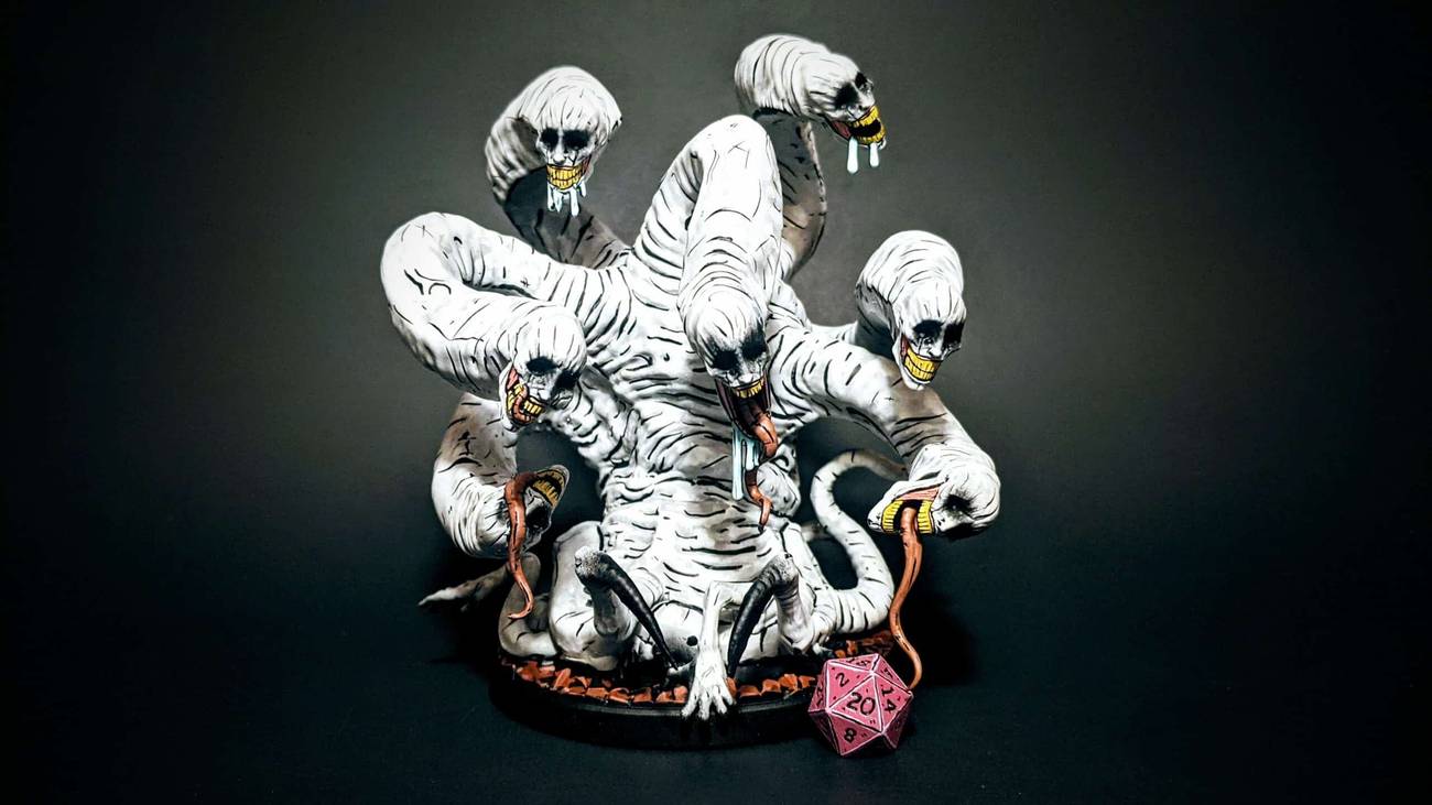 False Hydra miniature by Comet Lord Miniatures