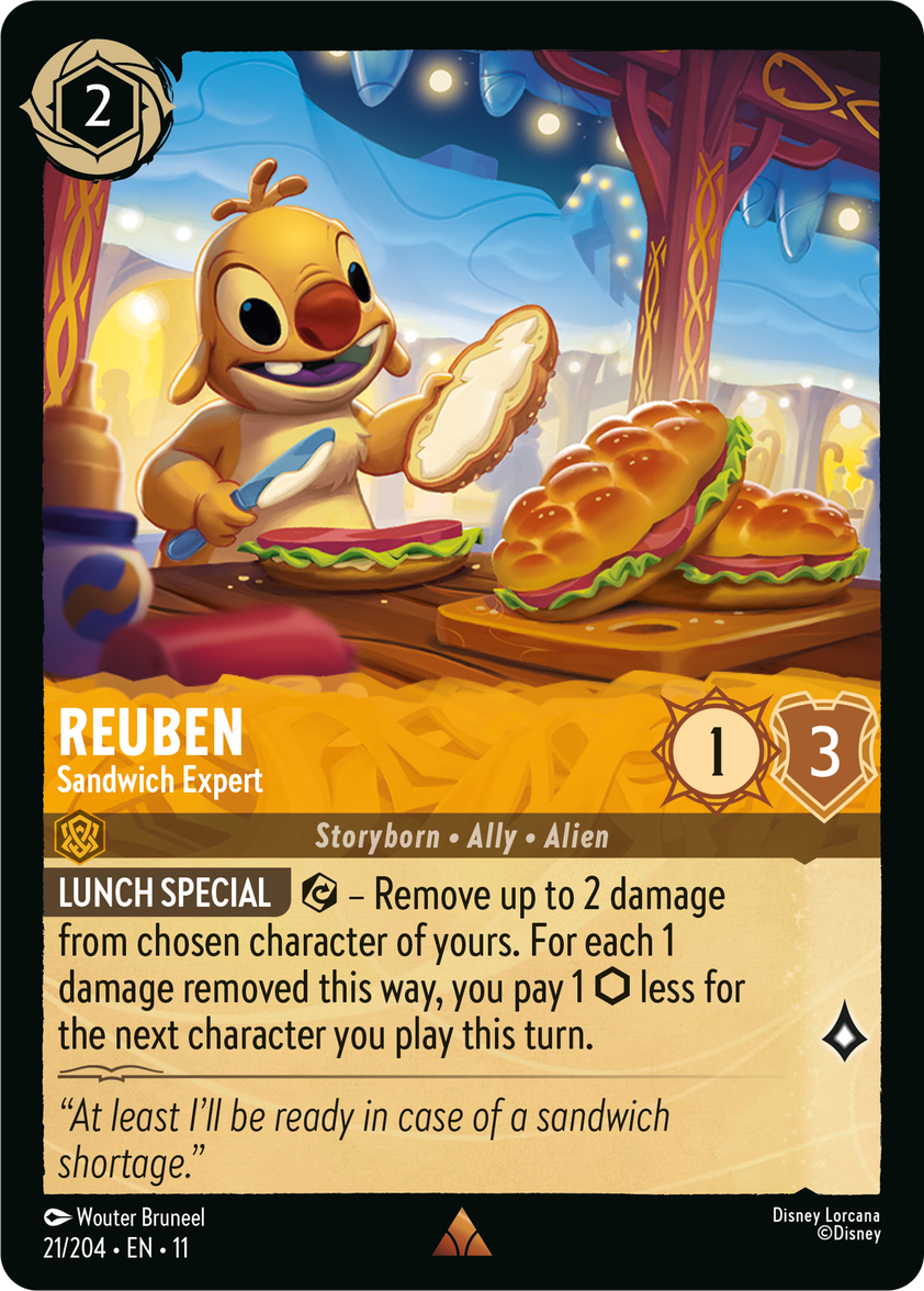 Disney Lorcana Reuben - Sandwich Expert - EN