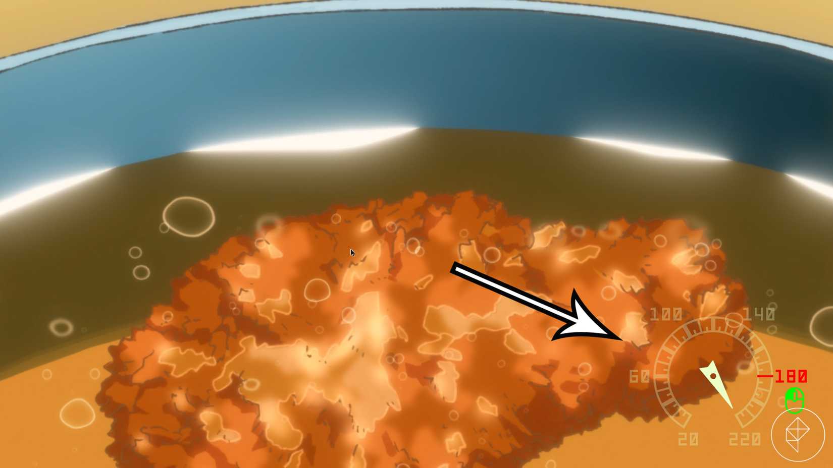 The katsu curry minigame in Romeo Is A Dead Man.