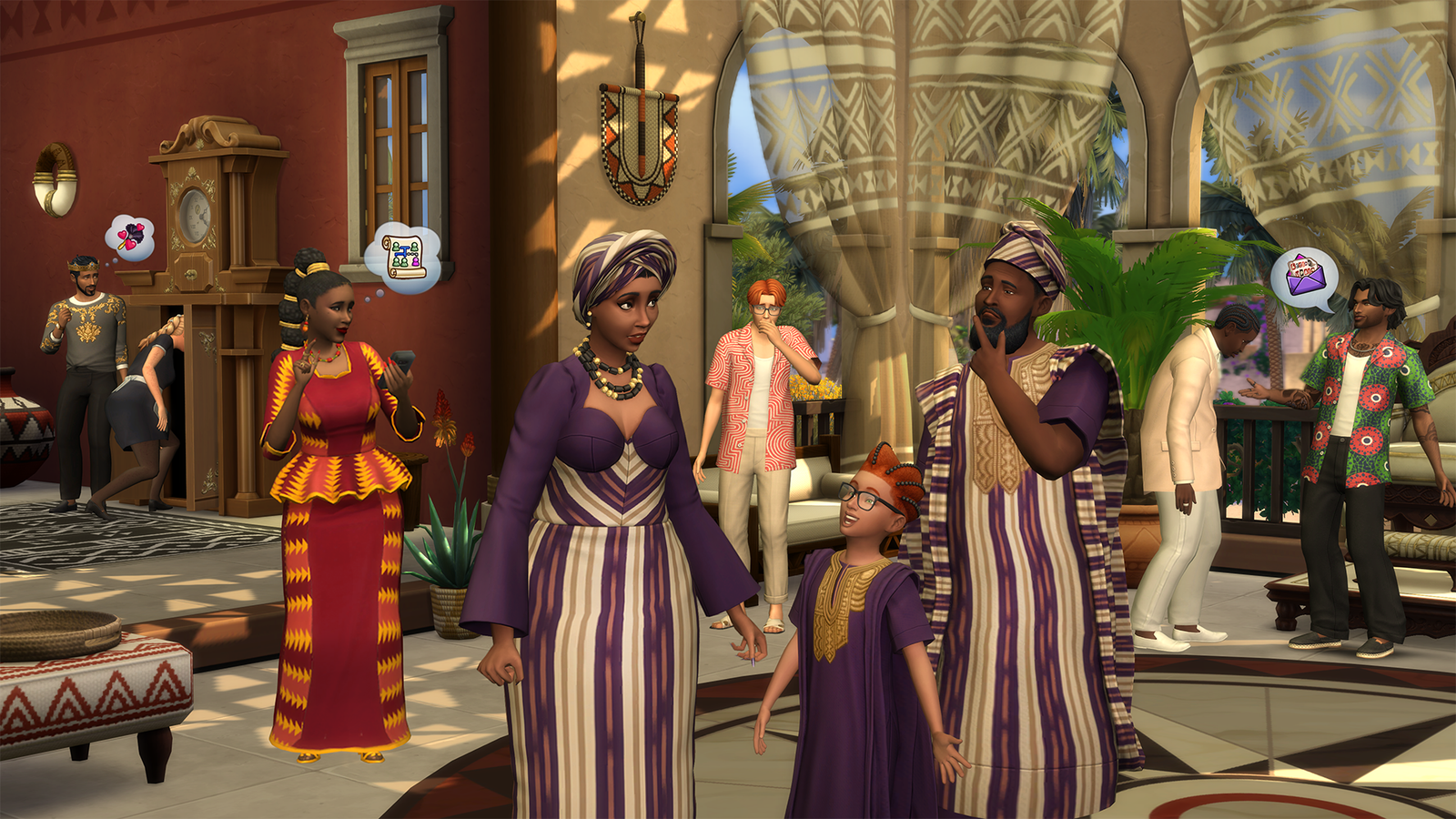 Two Iconic Sim Families Establish Dynasties in the New Royalty & Legacy DLC Two Iconic Sim Families Establish Dynasties in the New Royalty & Legacy DLC
