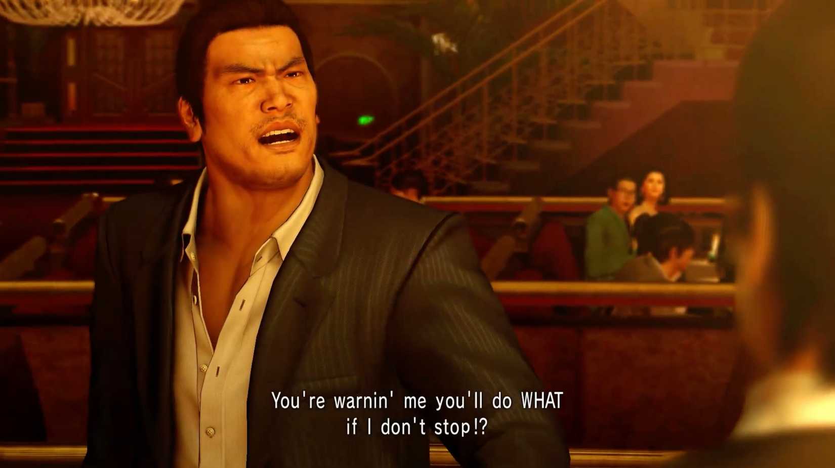 Yakuza 0 drunk guy in Cabaret Grand