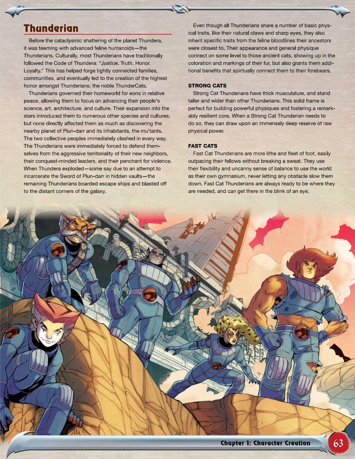 Thunderian species breakdown