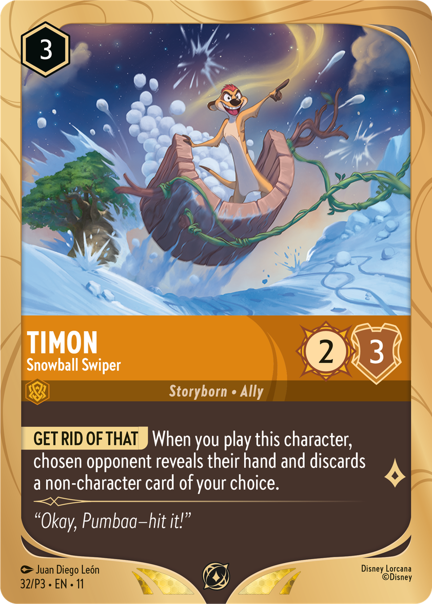 Disney Lorcana Timon - Snowball Swiper - EN