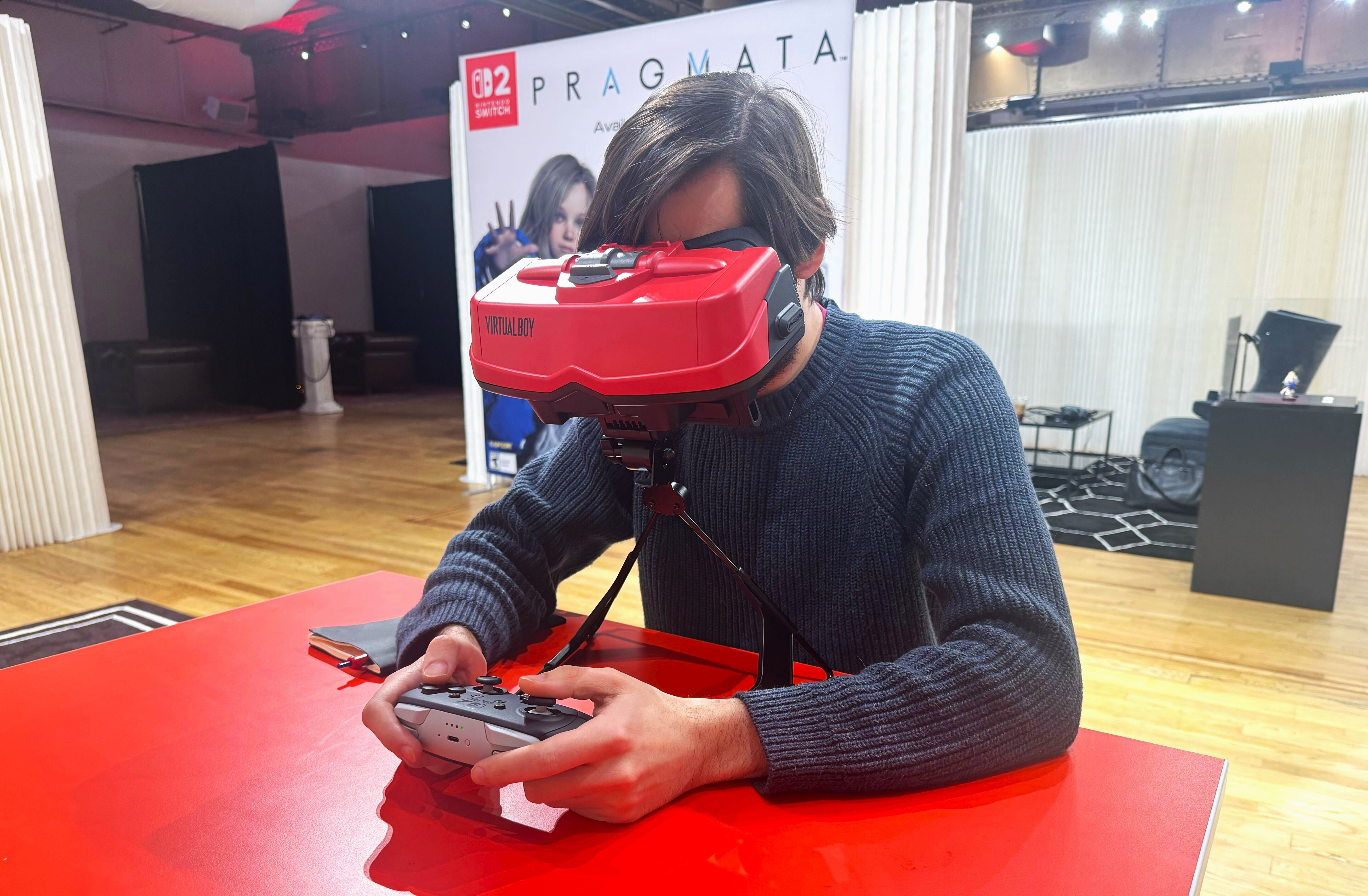 Switch 2's Virtual Boy is a faithfully awkward reproduction