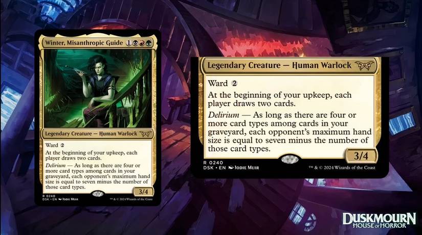 winter misanthropic guide card reveal