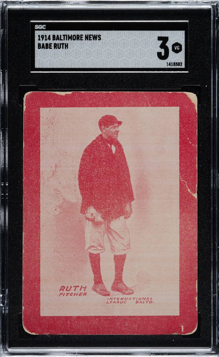 babe ruth rookie card