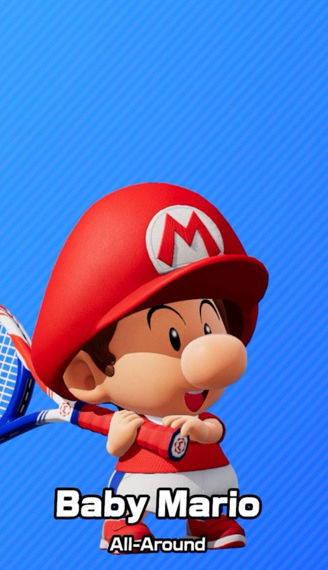 Baby Mario as seen in Mario Tennis Fever.