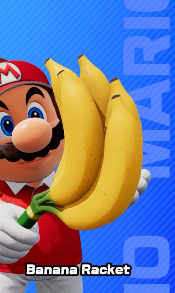 Banana Racket as seen in Mario Tennis Fever.