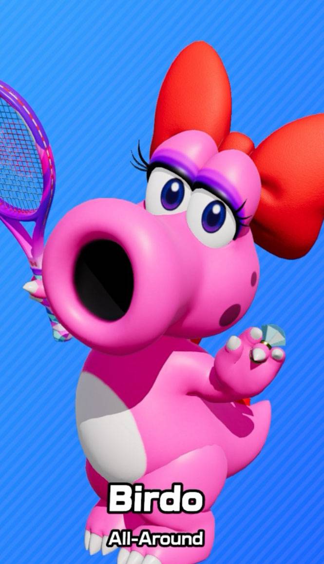 Birdo as seen in Mario Tennis Fever.