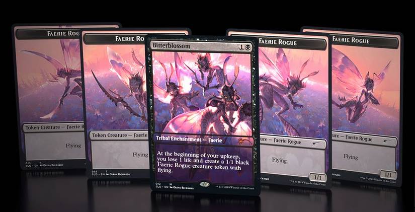  The Gathering Secret Lair drop called Bitterblossom Dreams from 2019.