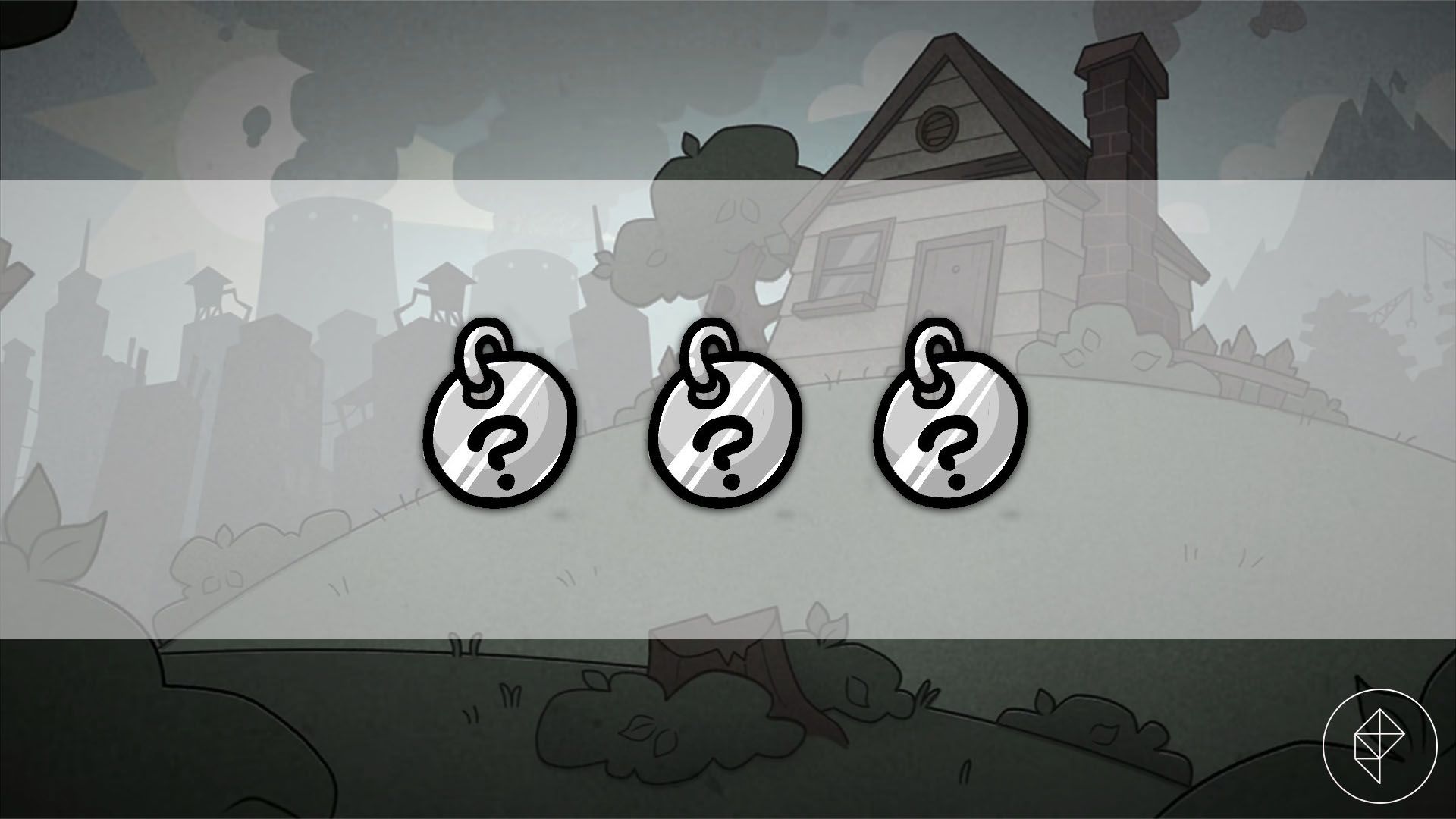 Blank Collars in front of the house in Mewgenics.