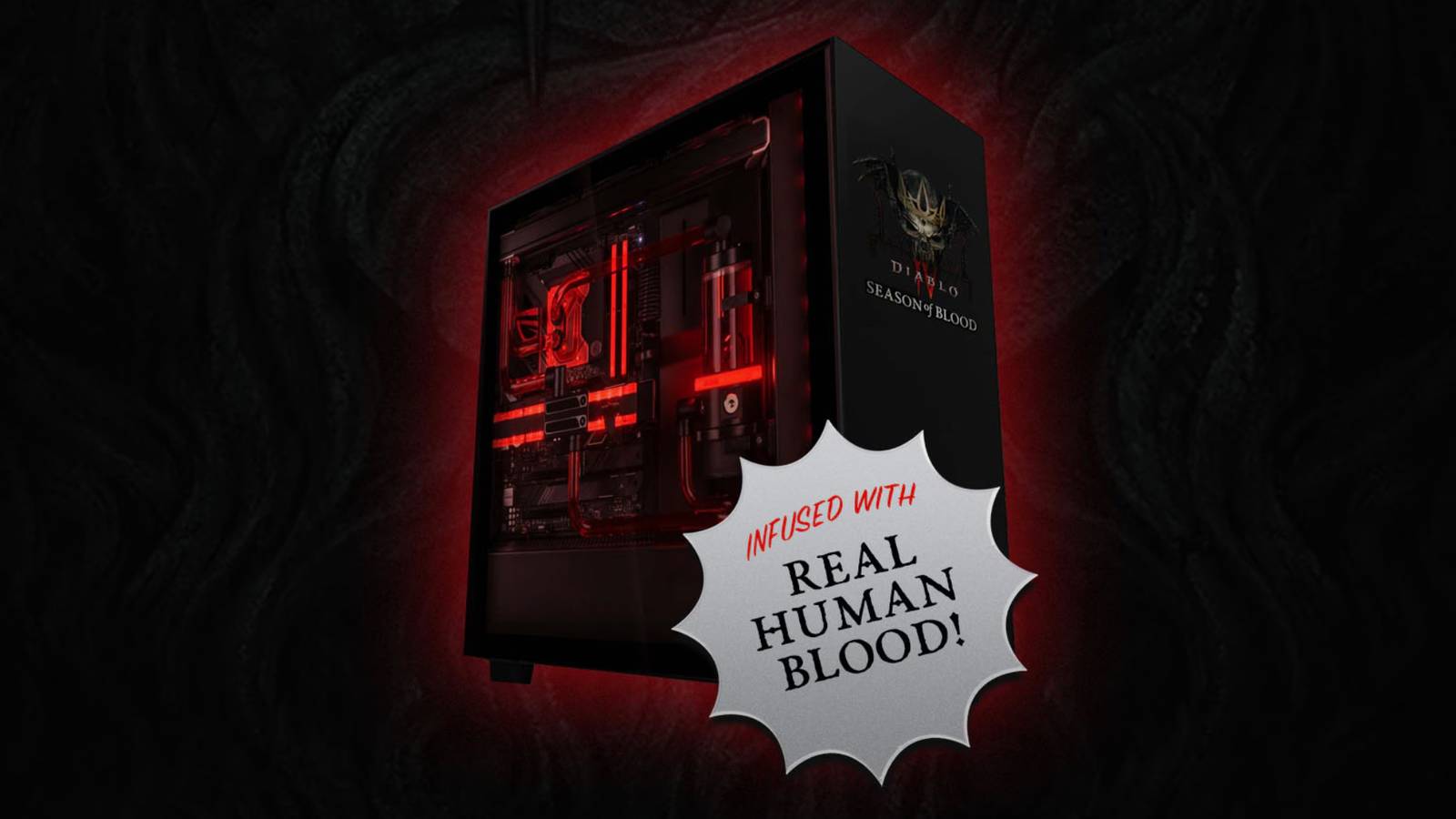 The Human Blood-Cooled Diablo PC Is Still Running Two Years Later The Human Blood-Cooled Diablo PC Is Still Running Two Years Later