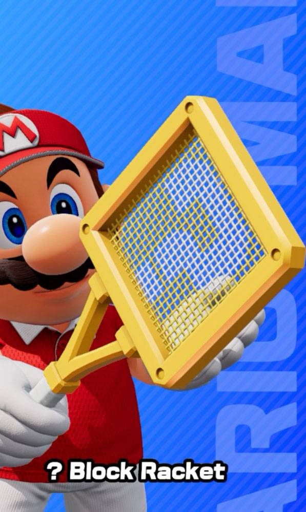 Block Racket as seen in Mario Tennis Fever.