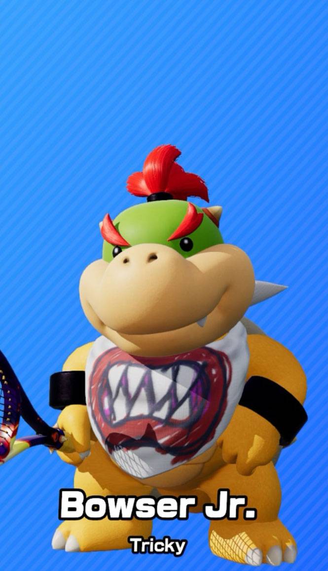 Bowser Jr as seen in Mario Tennis Fever.