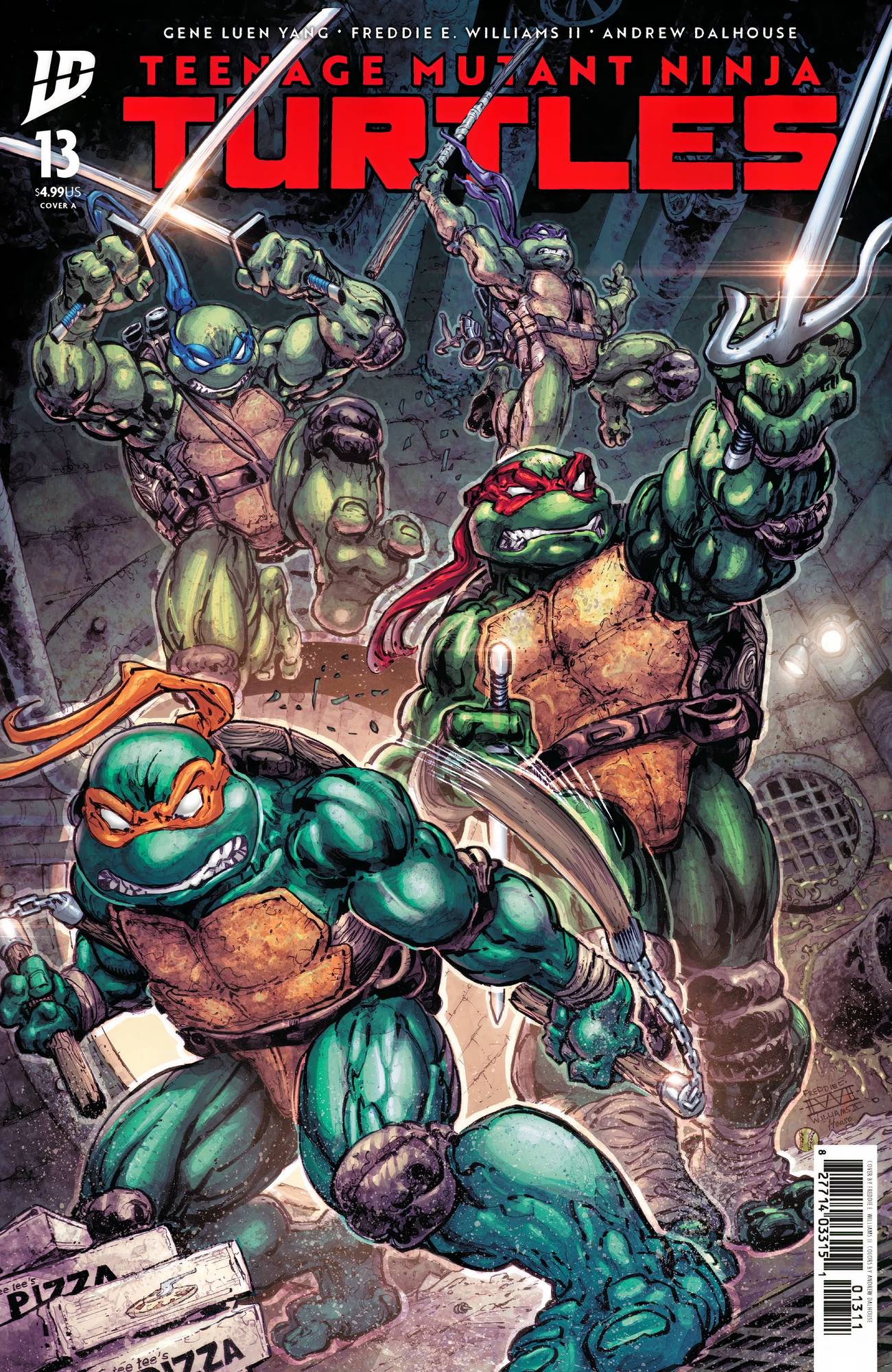 TMNT Issue 13 Cover Art