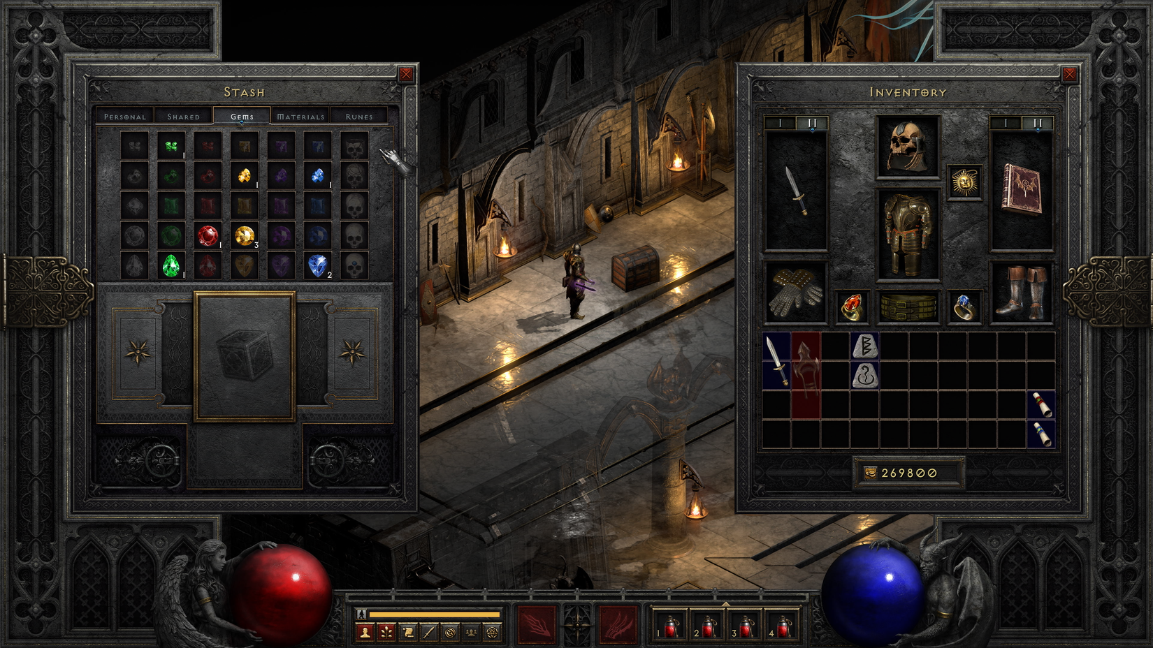 Advanced stash management in Reign of the Warlock