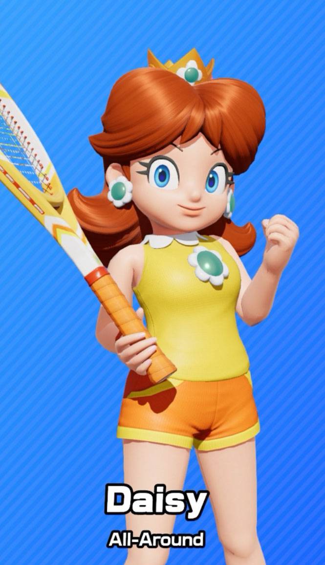 Daisy as seen in Mario Tennis Fever.