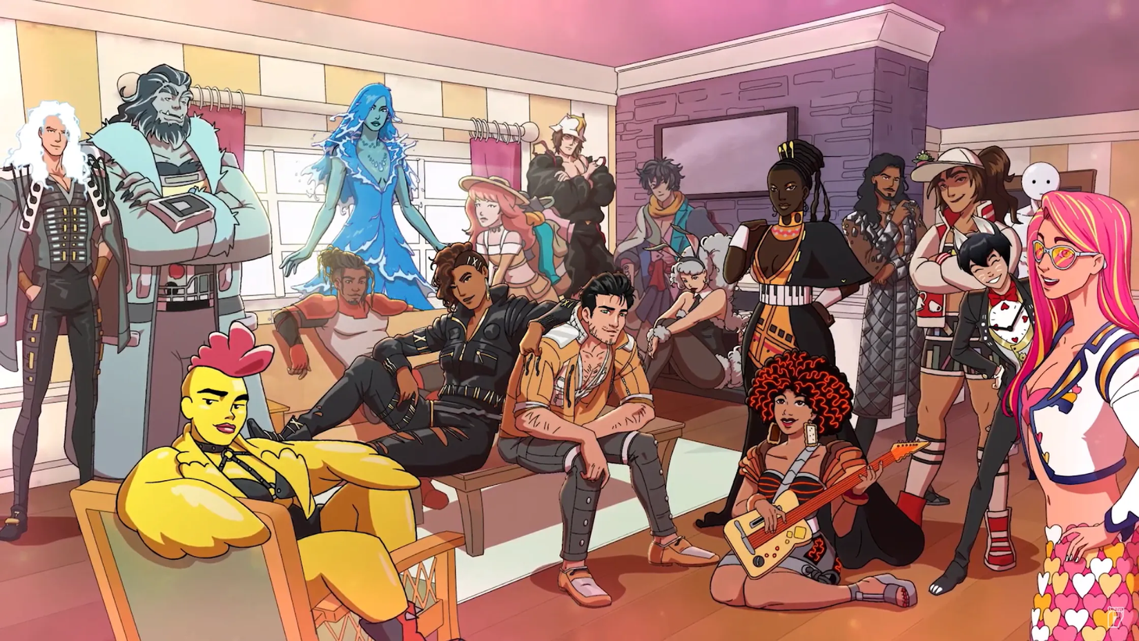 A group image of Date Everything!'s cast of date-able household appliances.