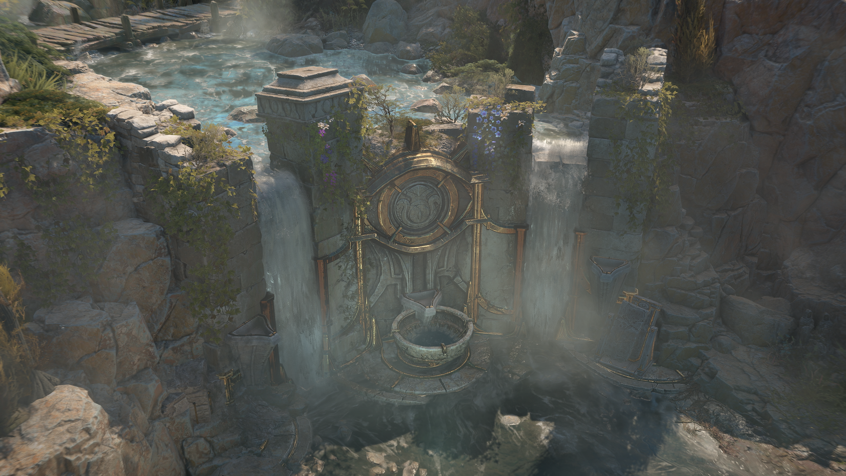 Skovos waterfall in Diablo 4