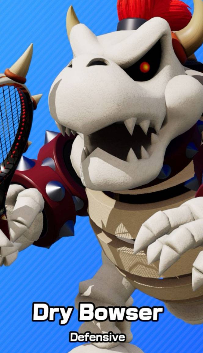 Dry Bowser as seen in Mario Tennis Fever.