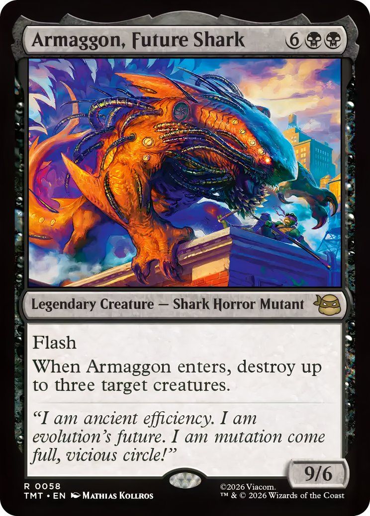 Armaggon Shark Mutant Card