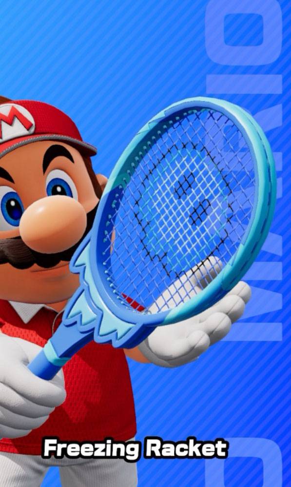 Freezing Racket as seen in Mario Tennis Fever.