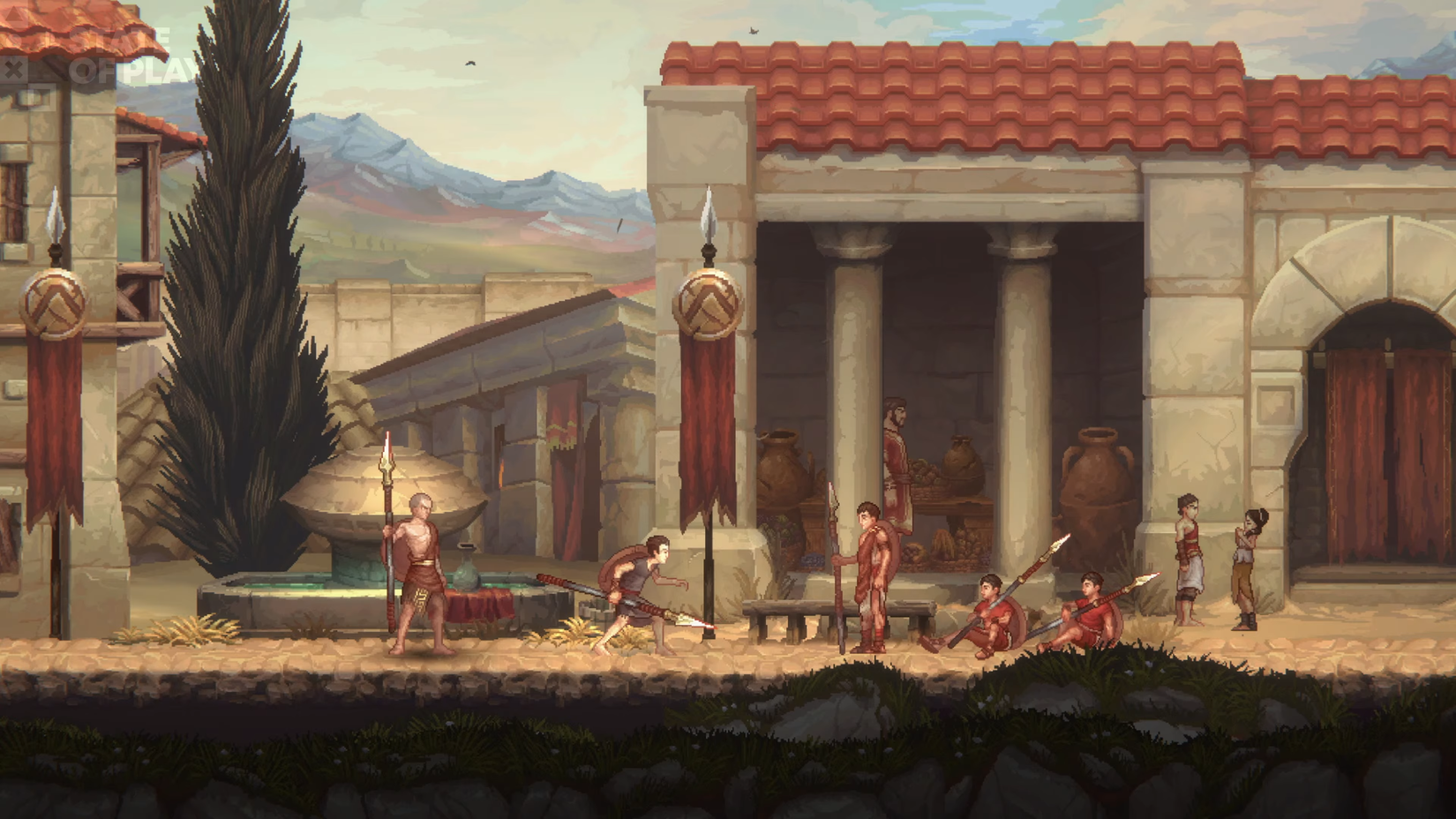 god of war sons of sparta confrontation