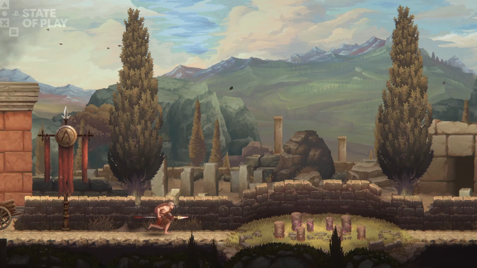 god of war sons of sparta running